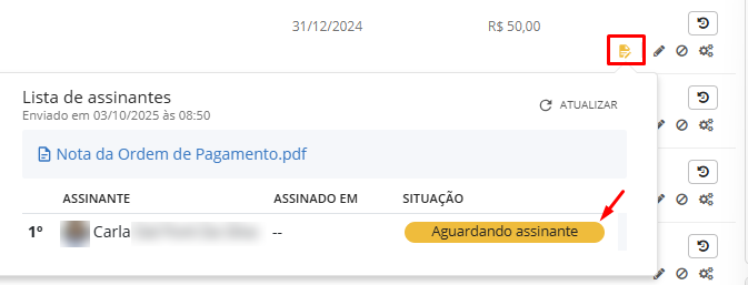 executando