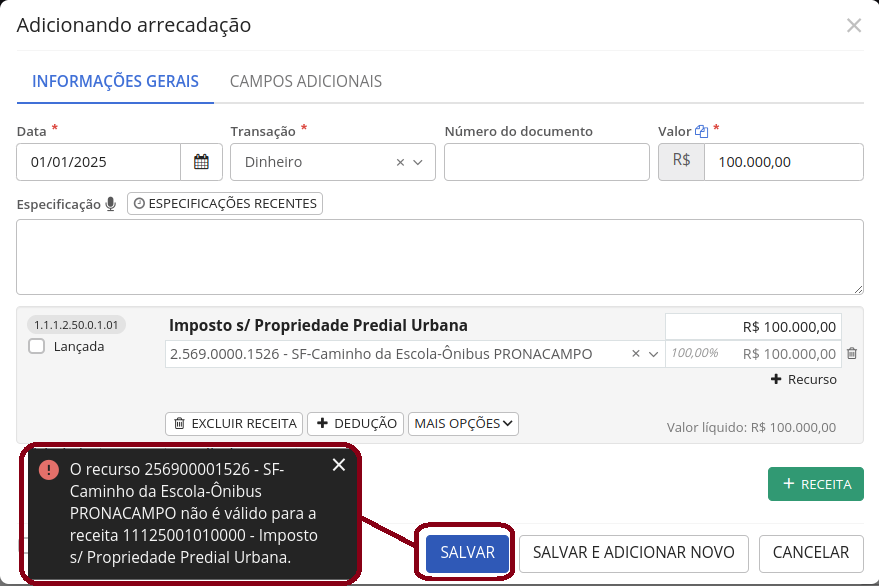 executando