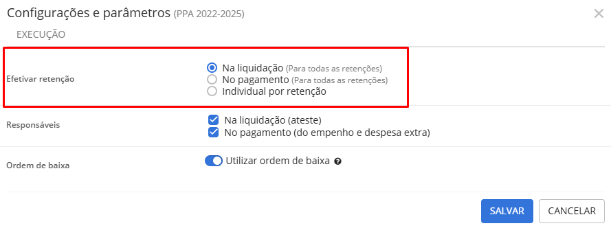 executando